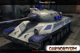 Czech T50_51 White Blue Carbornium