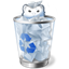Trash can logo