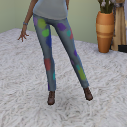 Paint Splattered Jeans project image