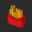 Fast food 3D logo