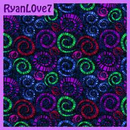 Spiral Fluorescent Carpet Tile logo