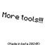 More tools B logo