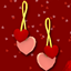 Be My Valentine - Fallin Earring logo