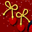 Be My Valentine -Tied Earring  logo