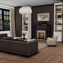 Black and white interior