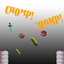 CHOMP CHOMP all you can eat logo