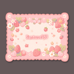 Strawberry Rectangular Dance Rug #2 Samtuse963 project image