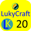 LukyCraft 20 logo