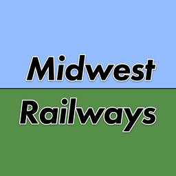 Midwest Railways Immersive Railroading logo