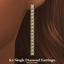 Icy Single Diamond Earrings logo