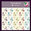 geometric pattern with bouquet