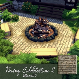 Download Paving Cobblestone #2 [terrain paint] - The Sims 4 Mods ...