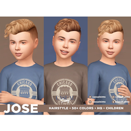 Casual Sims - Jose Hairstyle Children