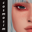 cosmosim eyeshadow N57 logo