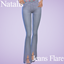 Jeans flareⁿᵃᵗᵃˡⁱˢ logo
