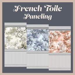 French Toile Wall Paneling