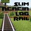 Slim Acacia Log Rails (3d models) logo