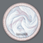 Marble Round Dance Rug #7 Samtuse963 logo