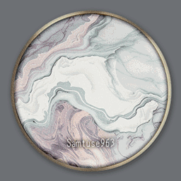 Marble Round Dance Rug #8 Samtuse963 logo