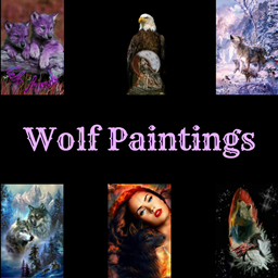 wolf Painting