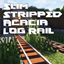 Slim Stripped Acacia Log Rail (3d models!) logo