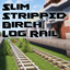 Slim Stripped Birch Log Rails (3d models!) logo