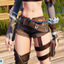 Fashionable sporty female armor