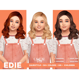 Casual Sims - Edie Hair Children