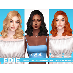 Casual Sims - Edie Hair logo