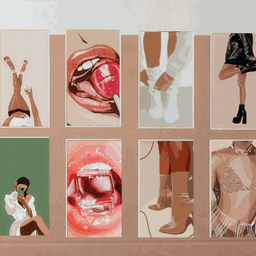 Glam posters