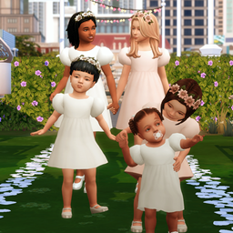 FLOWER GIRLS - infant, toddler & kids set