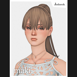 Maki Hair [JOSH JO_SE_OH] - The Sims 4 Create a Sim - CurseForge