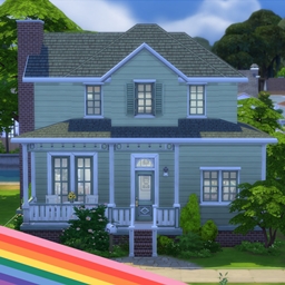Green Suburban Base Game Family House