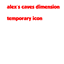 Alex's Caves Dimension logo