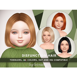 SONYASIMS - DISFUNCTION HAIR TODDLERS project image