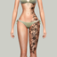 Tatts leg Flower Attraction  More Colors logo