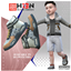 Toddler's Fullprint Graphic Letter High Top Sneakers logo