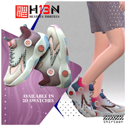 Children's High Top Gradient Basketball Shoes logo
