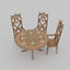 Old chair and table logo