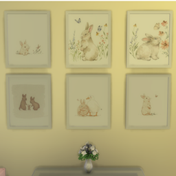 Bunny Nursery Art