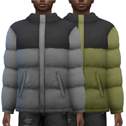 Puffer Jacket for men logo