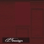 Wall paneling in red logo