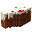 Fan-shaped cake logo