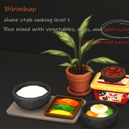 Bibimbap, Tteokbokki ONI Spanish translation