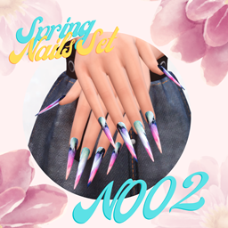 Spring Nails Set N002 - The Sims 4 Create a Sim - CurseForge