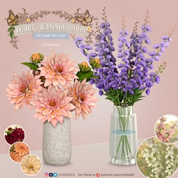 Dahlia & Delphinium project image