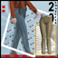 Child's Designer Belt Slim Fit Pants logo