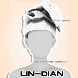 LIN-DIAN Shower Hat Set