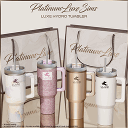 Luxe Hydro Tumbler - Rhinestone Encrusted