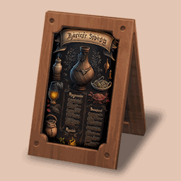 Medieval Sale Wooden Sign #1 Samtuse963